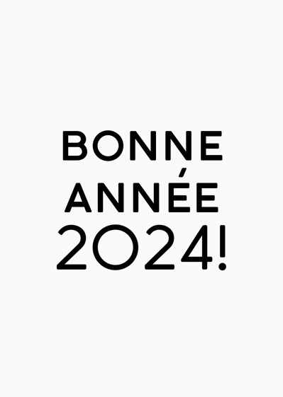 Carte Simplement Bonne Ann e 2024 Envoyer une vraie Carte De